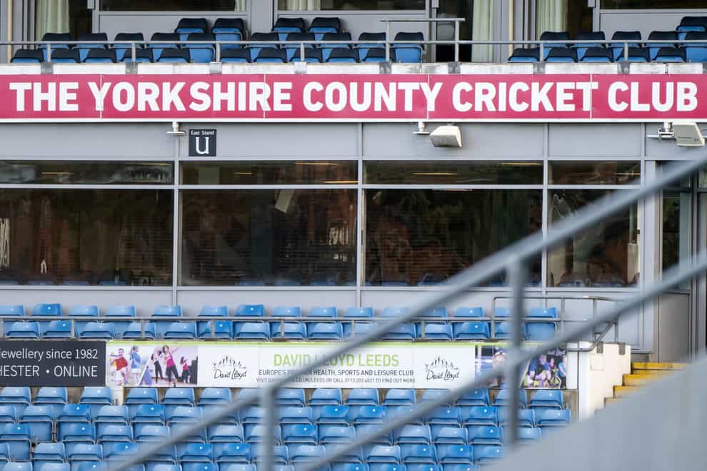 Yorkshire chairman Roger Hutton has resigned (Danny Lawson/PA)