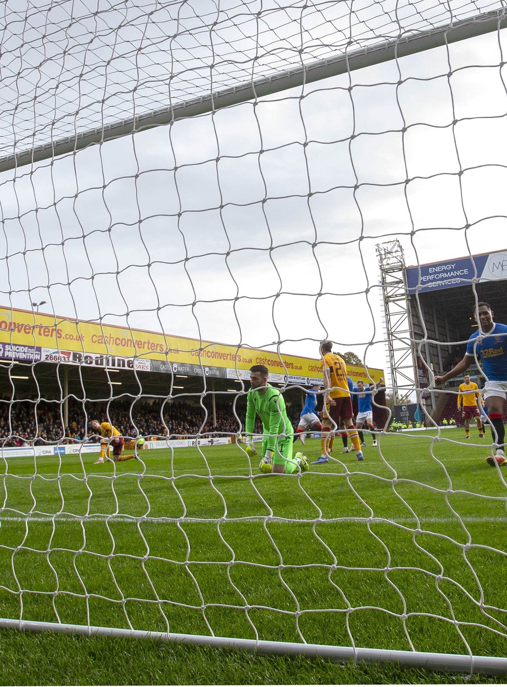 Motherwell conceded six goals against Rangers (Jeff Holmes/PA)