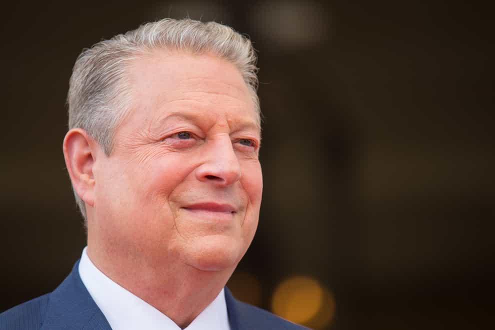 Former US vice president Al Gore spoke at the Cop26 climate summit (Dominic Lipinski/PA)