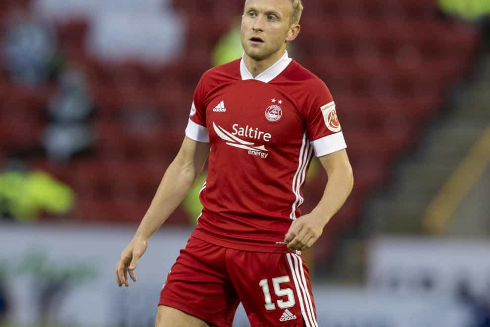 Dylan McGeouch has started Aberdeen’s last two games (Jeff Holmes/PA)