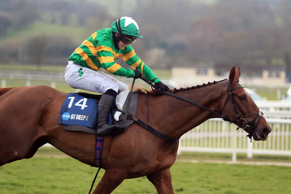 Time To Get Up on his way to winning the Midlands Grand National at Uttoxeter (Mike Egerton/PA)