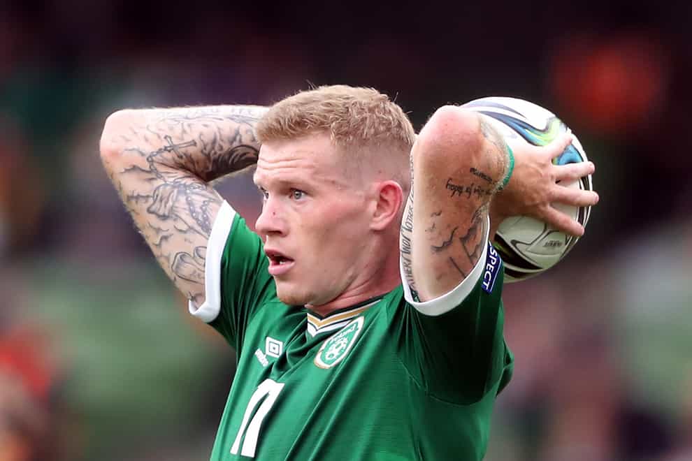 Wigan forward James McClean has been called up by the Republic of Ireland (Niall Carson/PA)