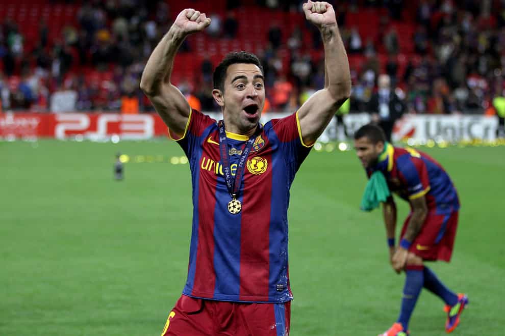 Xavi is back at Barca (Nick Potts/PA)