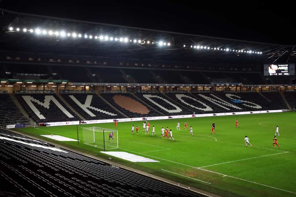 MK Dons earned a replay against Stevenage (Tim Goode/PA)