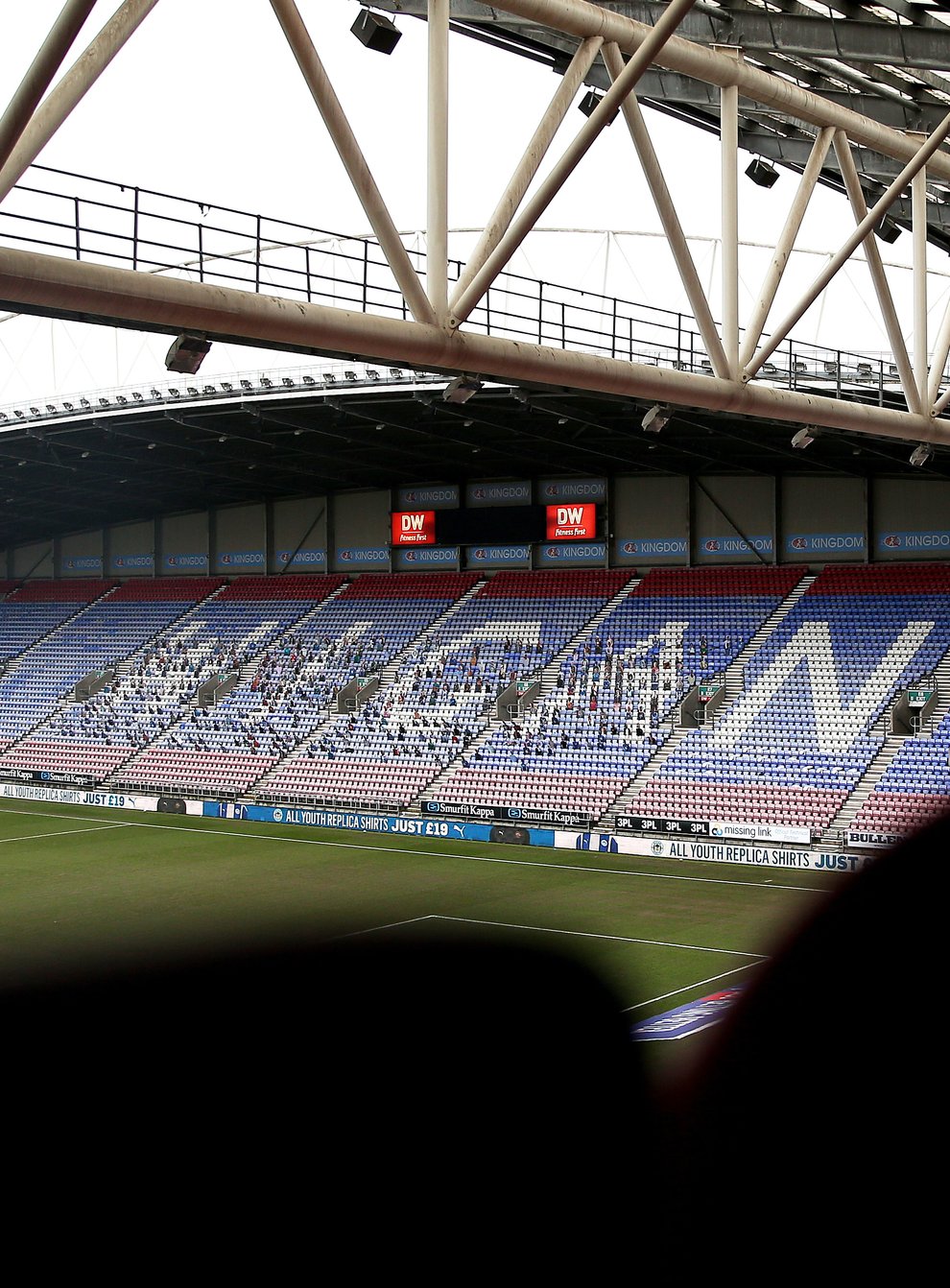 The DW Stadium hosted a goalless FA Cup draw on Saturday (Tim Markland/PA)