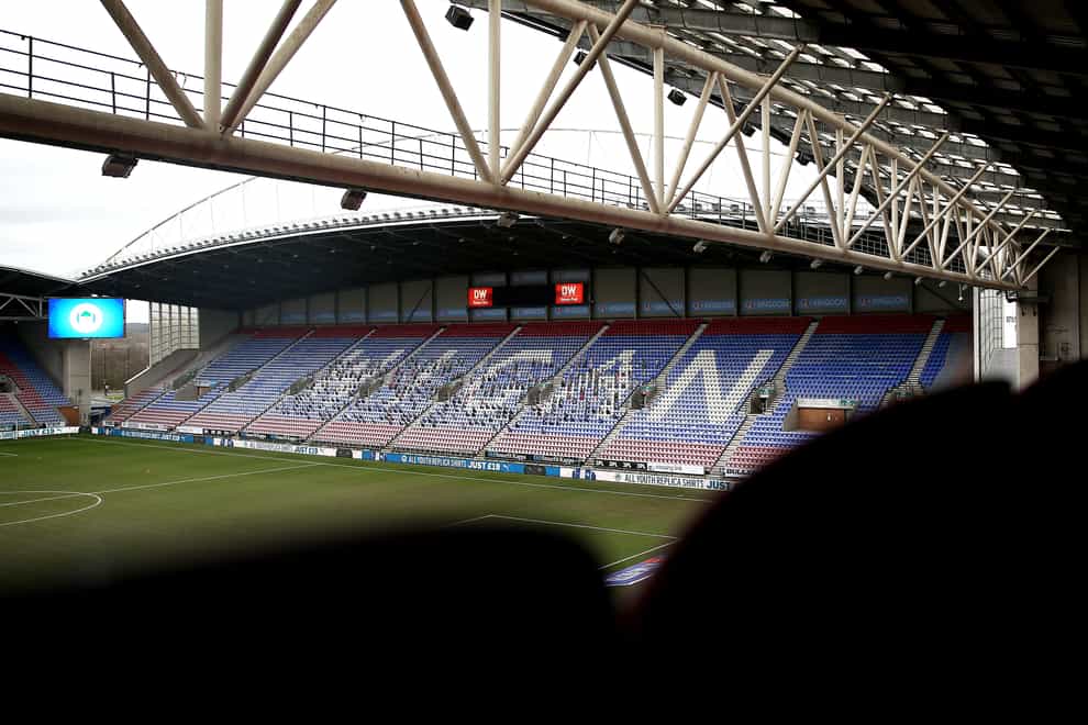 The DW Stadium hosted a goalless FA Cup draw on Saturday (Tim Markland/PA)