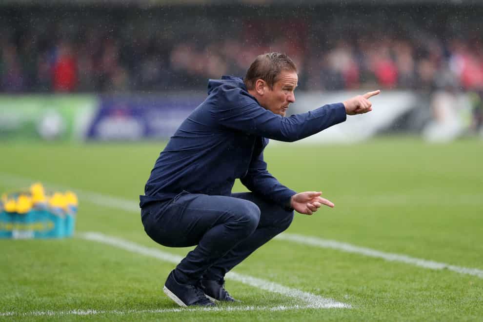 Neal Ardley’s Solihull Moors held Wigan to a goalless draw (Morgan Harlow/PA)