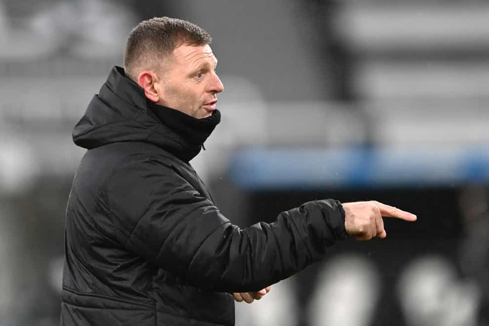 Newcastle interim manager Graeme Jones was pleased with his side’s response after Isaac Hayden’s equaliser forced a 1-1 draw at 10-man Brighton (Stu Forster/PA)