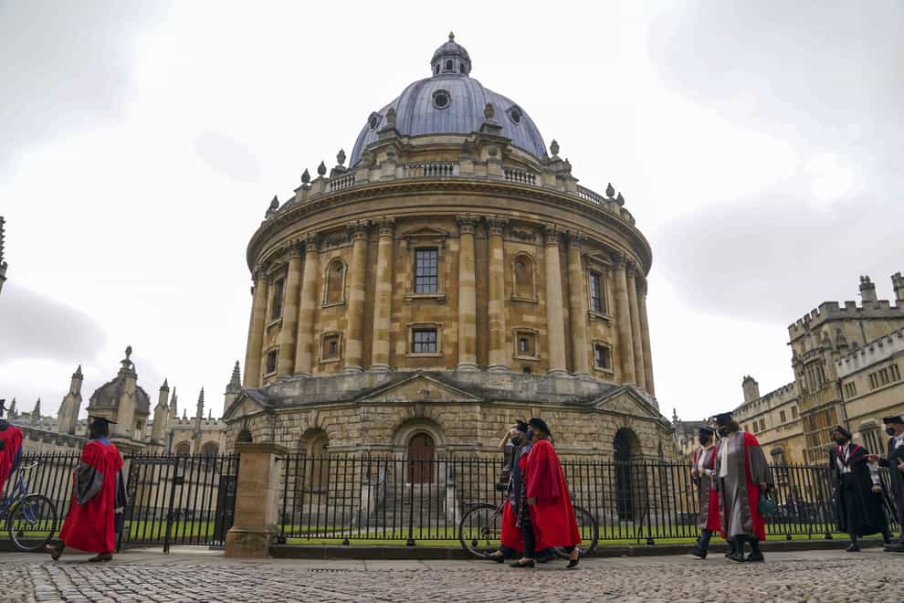 University of Oxford’s St Peter’s College and Lady Margaret Hall (LMH) accepted more than £12 million from the Mosley family since 2017 (Steve Parsons/PA)
