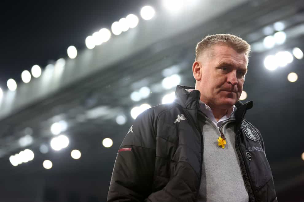 Dean Smith has been sacked by Aston Villa (Michael Steele/PA)
