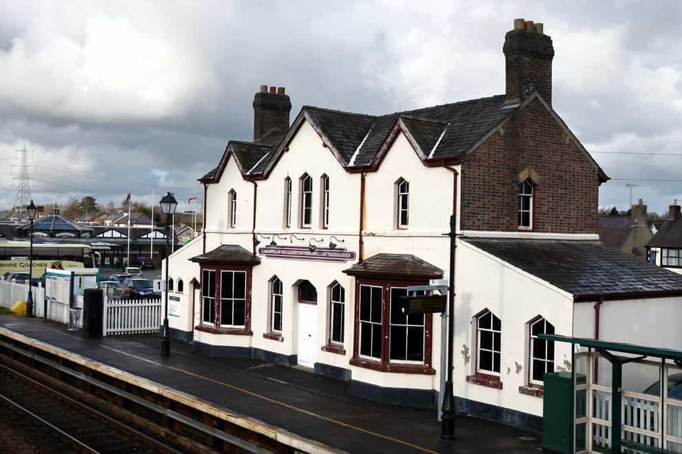 Llanfair PG station in Anglesey (David Jones/PA)