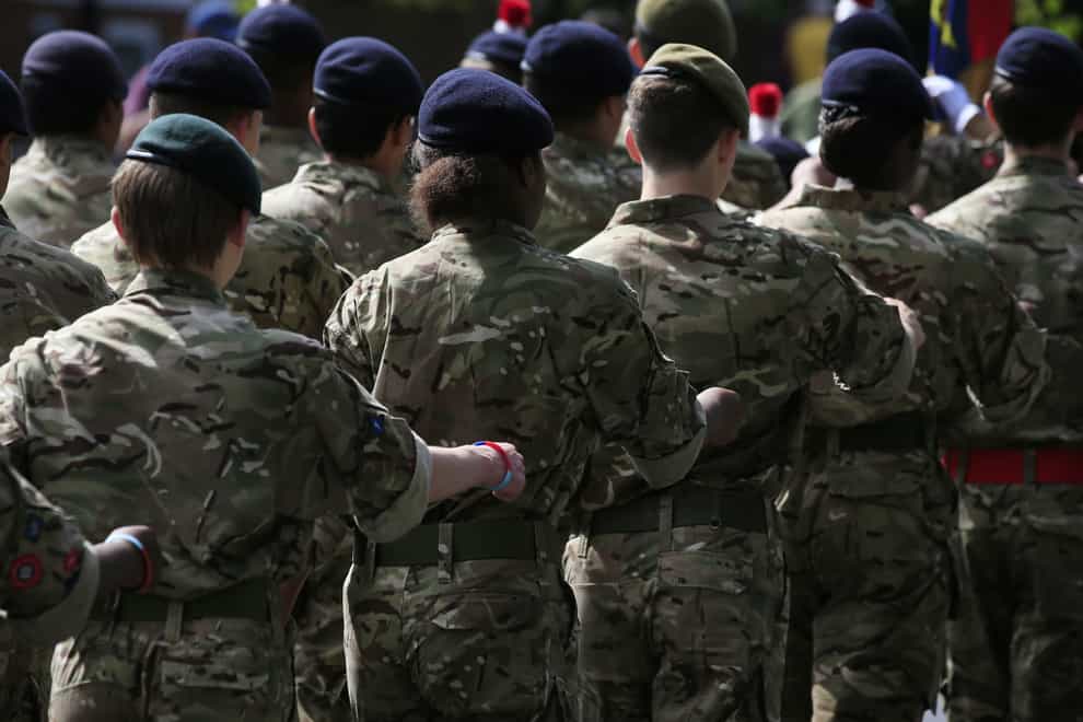 Six out of 10 servicewomen and veterans told a report they had not reported bullying, harassment or discrimination due to a lack of faith in the system (PA)