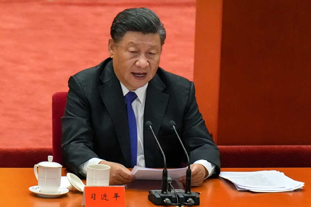 Chinese President Xi Jinping (Andy Wong/PA)