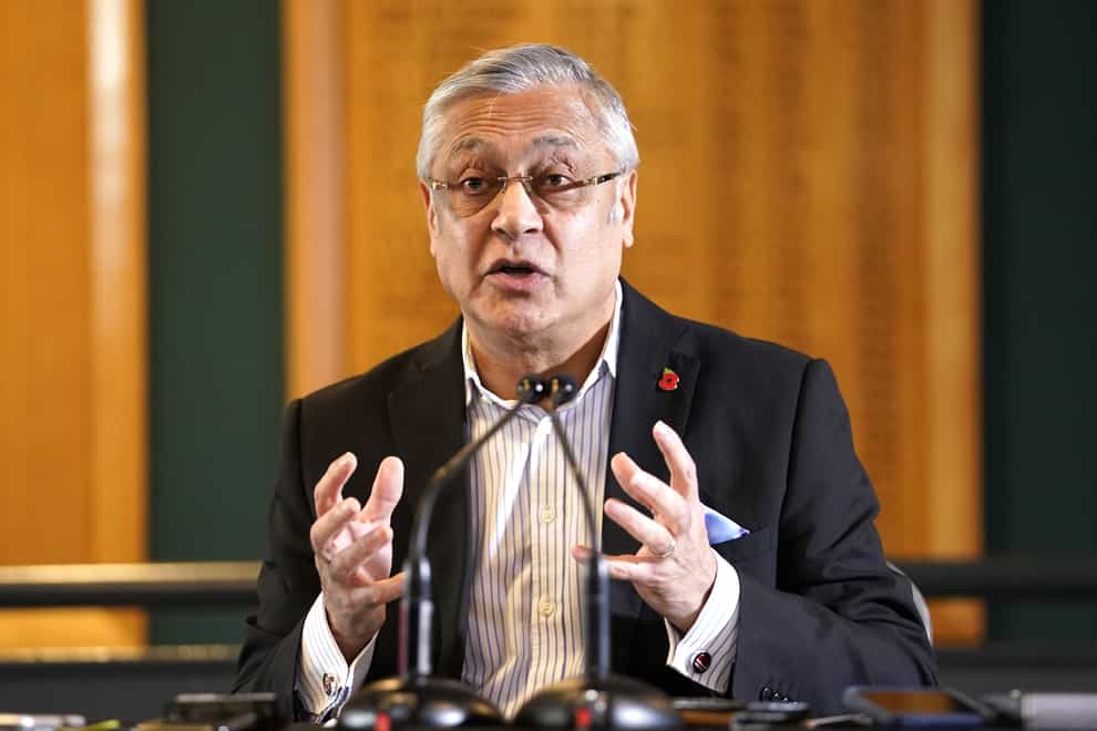 Lord Patel issued an apology to Azeem Rafiq (Danny Lawson/PA)