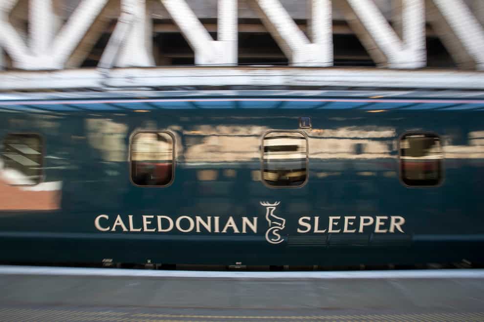 RMT members working on Caledonian Sleeper services will strike on Friday and Saturday (Jeff Holmes/Caledonian Sleeper/PA)