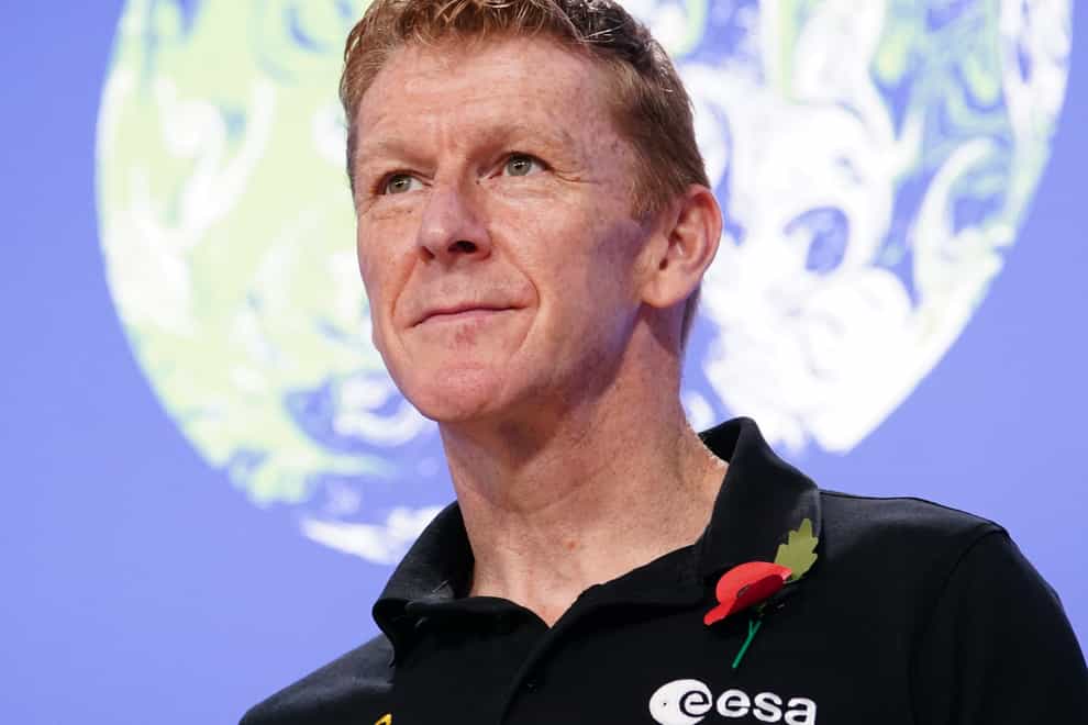 Astronaut Tim Peake has warned we will never tackle climate change without space travel (Jane Barlow/PA)