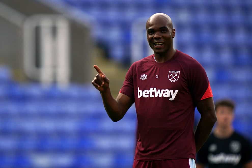 Angelo Ogbonna faces a stint on the sidelines after injury (Steve Parsons/PA)