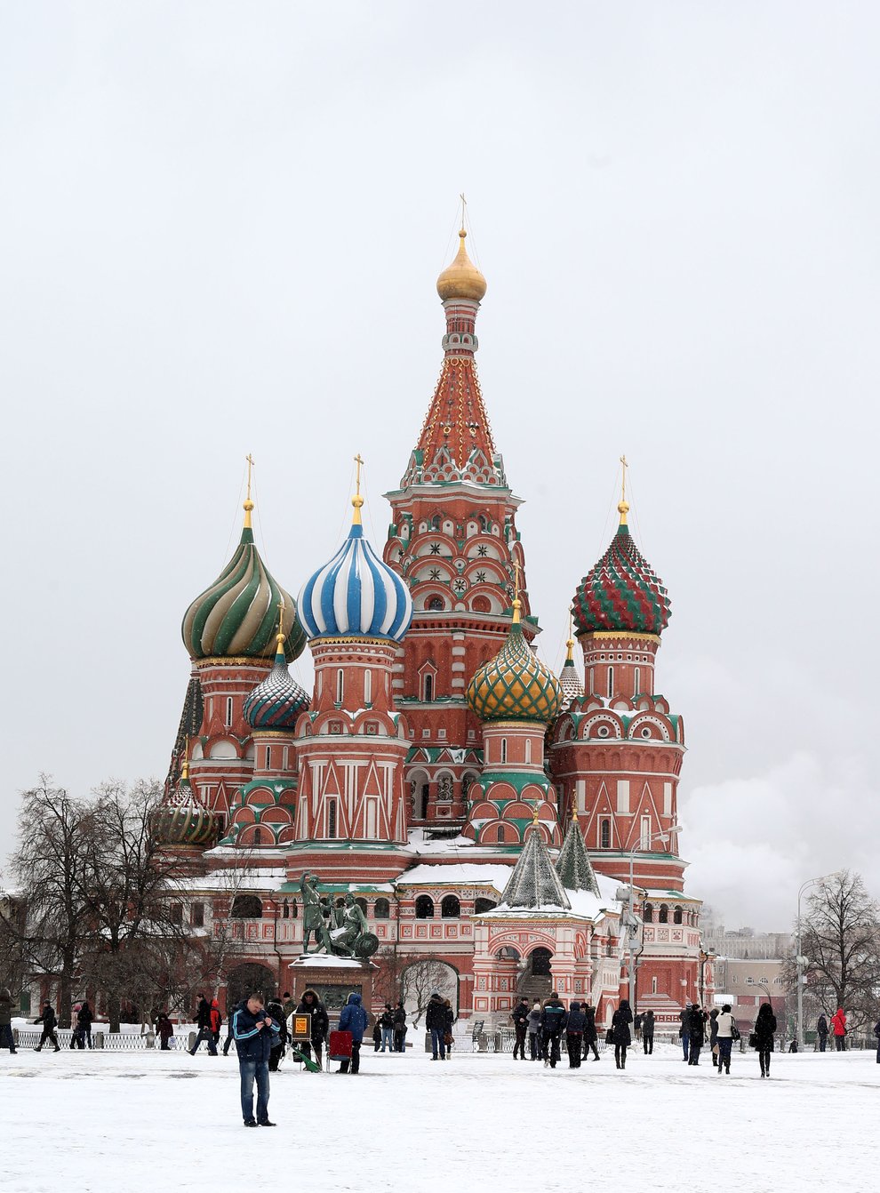 General view of St. Basil’s Cathedral in Moscow, Russia (Steve Parsons/PA)