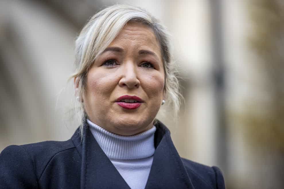 Michelle O’Neill said Article 16 should not be triggered (PA)