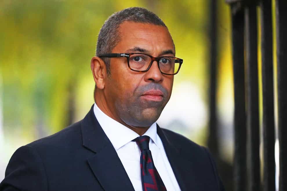 Foreign Office minister James Cleverly (Aaron Chown/PA)