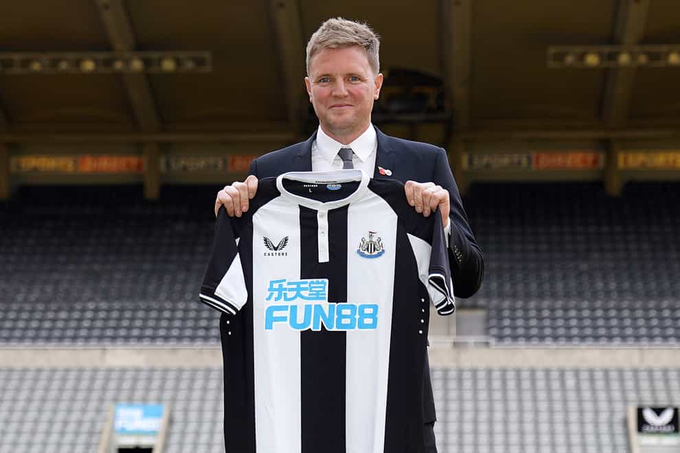 Eddie Howe warned he has no “magic wand” in his first press conference as Newcastle boss (Owen Humphreys/PA)