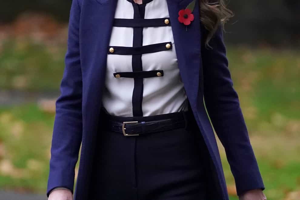 The Duchess of Cambridge at the Imperial War Museum in London (Kirsty O’Connor/PA)
