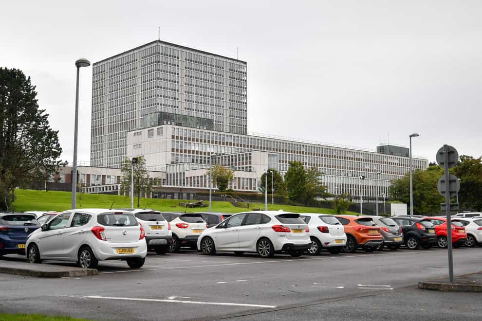Driver and Vehicle Licensing Agency HQ in Swansea, where workers have been in dispute over safety (Ben Birchall/PA)