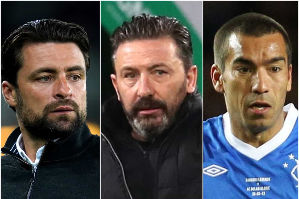 Russell Martin, Derek McInnes and Giovanni Van Bronckhorst could be contenders to replace Steven Gerrard (PA)