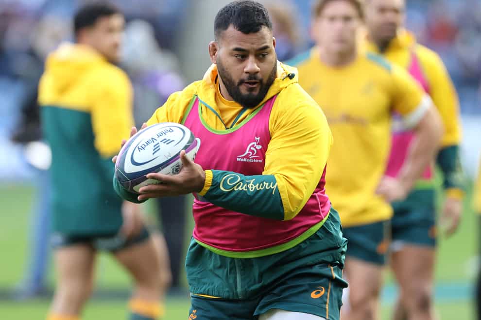 Taniela Tupou has been ruled out of Australia’s clash with England (Steve Welsh/PA)