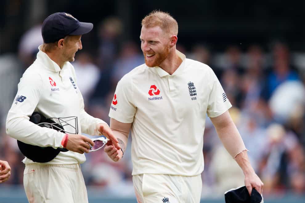 Joe Root (left) says Ben Stokes (right) is on course for the first Ashes Test (John Walton/PA)