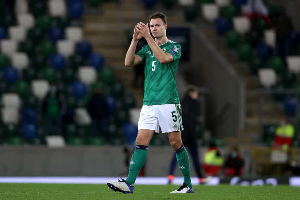 Jonny Evans is back in the Northern Ireland squad after injury (Liam McBurney/PA)