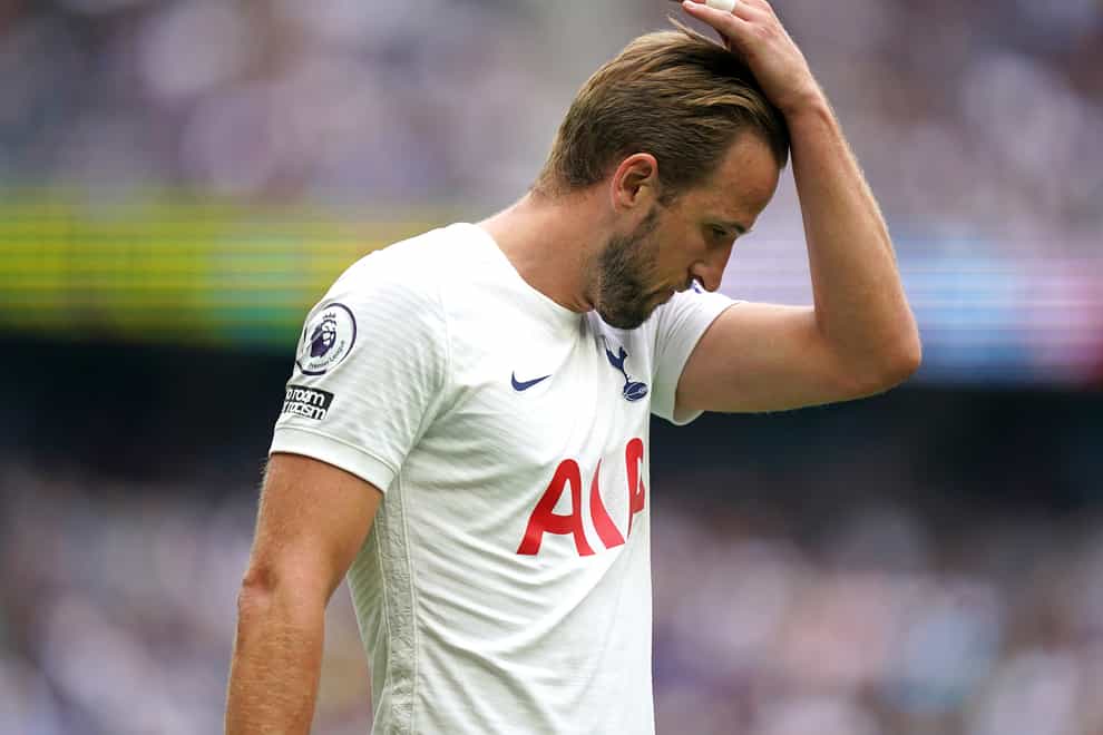 Harry Kane has endured a tough start to the season with Tottenham (Mike Egerton/PA)