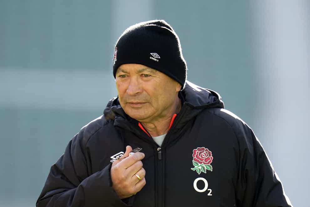 Eddie Jones was criticised for comments he made about Emma Raducanu (Andrew Matthews/PA)