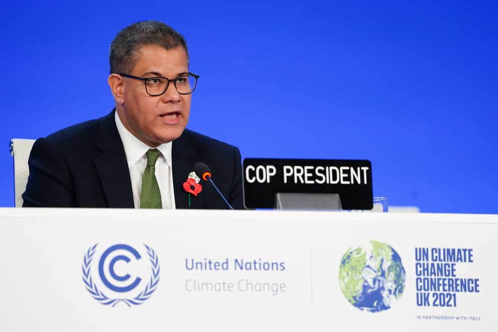 Cop26 President Alok Sharma says negotiations on finance “need to accelerate now” (Jane Barlow/PA)