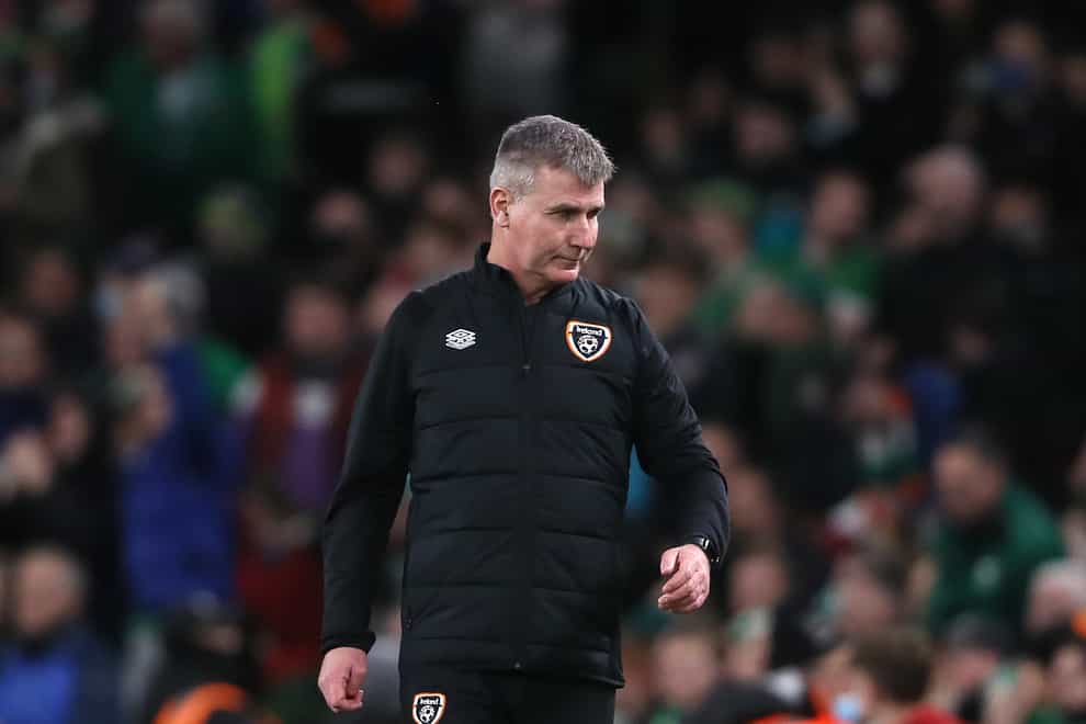 Republic of Ireland manager Stephen Kenny has challenged his team to go out on a high (Brian Lawless/PA)