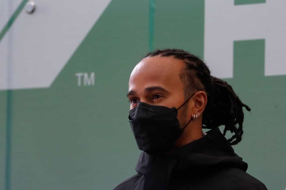 Lewis Hamilton will serve a five-place grid penalty on Sunday (Marcelo Chello/AP)