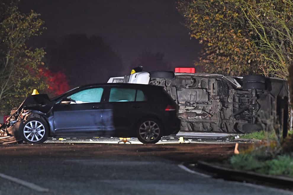 Three people died in the crash (Joe Giddens/ PA)