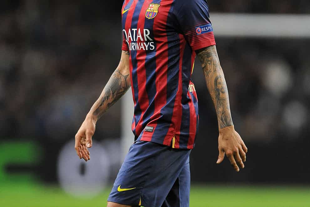 Dani Alves has agreed a deal to return to Barcelona (Nigel French/PA)