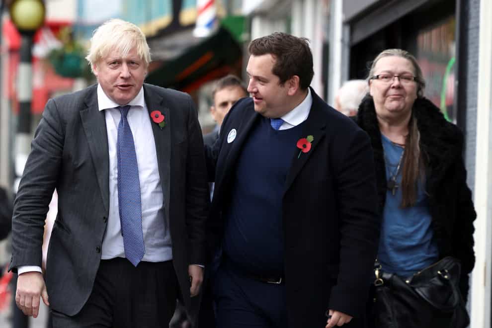 Prime Minister Boris Johnson’s Conservative Party has lost its lead over Labour after the sleaze row, according to recent opinion polls (Henry Nicholls/PA)