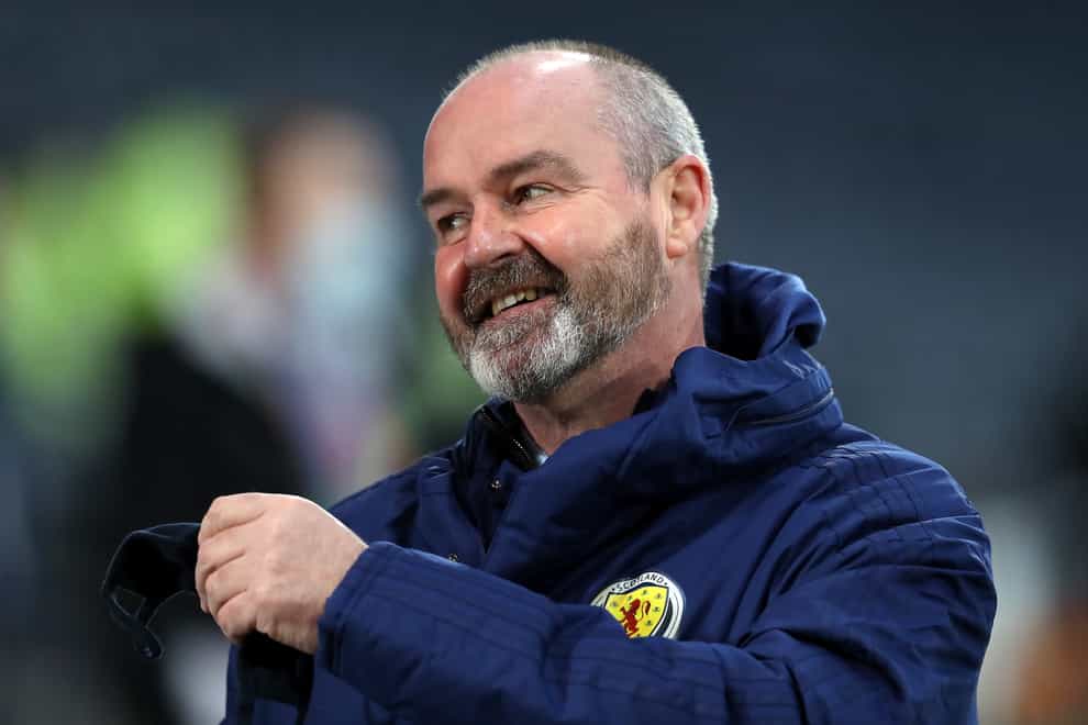Steve Clarke has plenty to think about with his team selection (Andrew Milligan/PA)