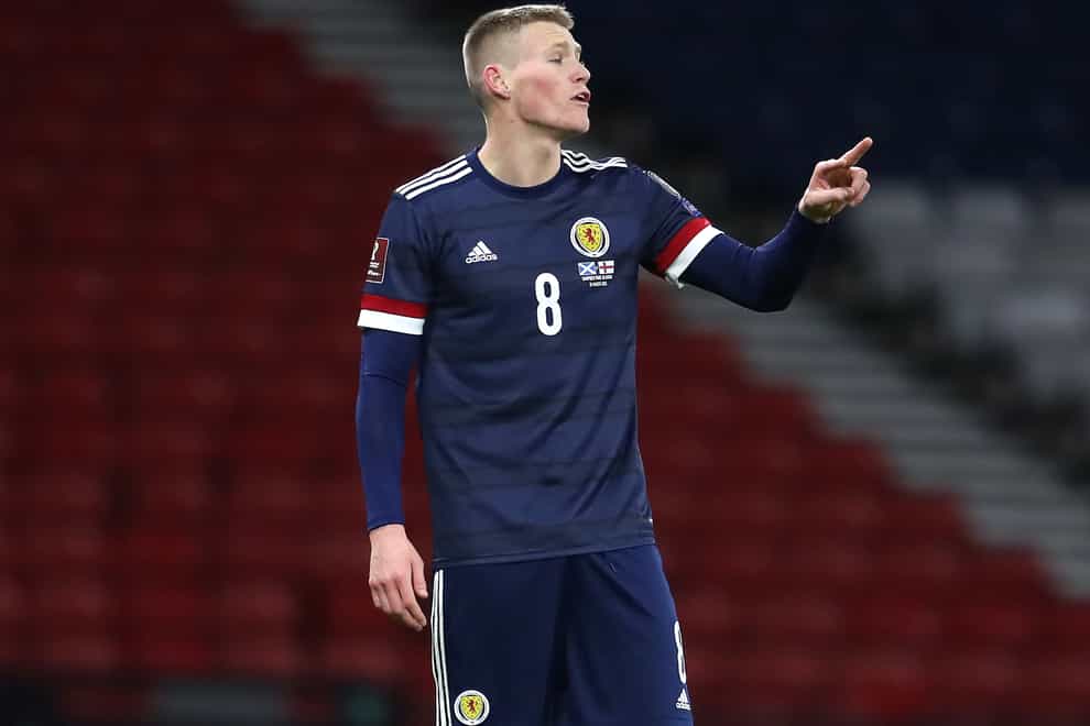 Scott McTominay will miss out for Scotland (Andrew Milligan/PA)