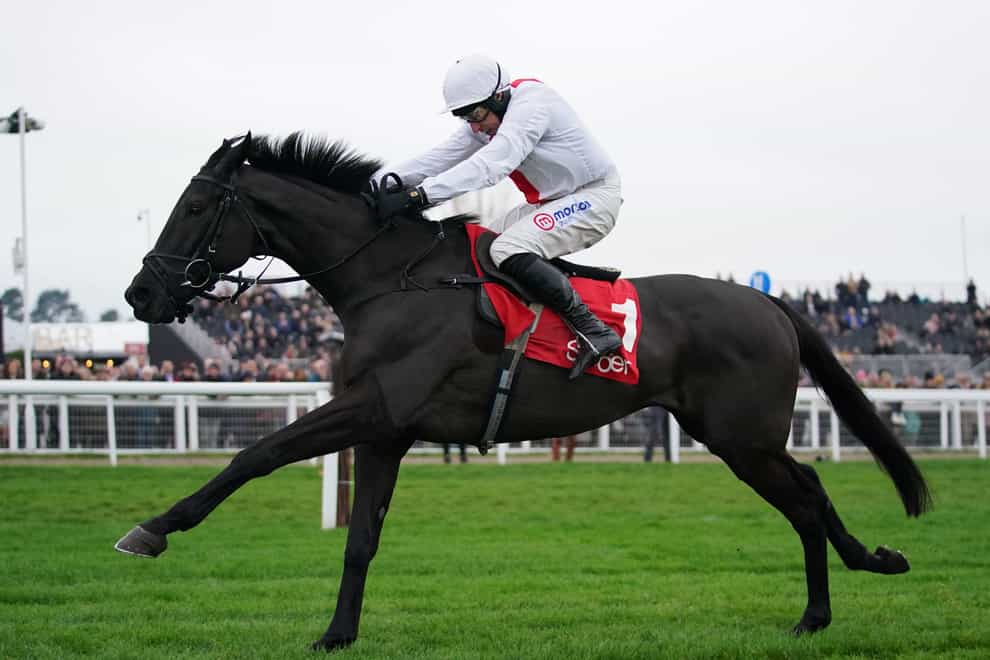 Nube Negra claimed the Shloer Chase in style (Tim Goode/PA)