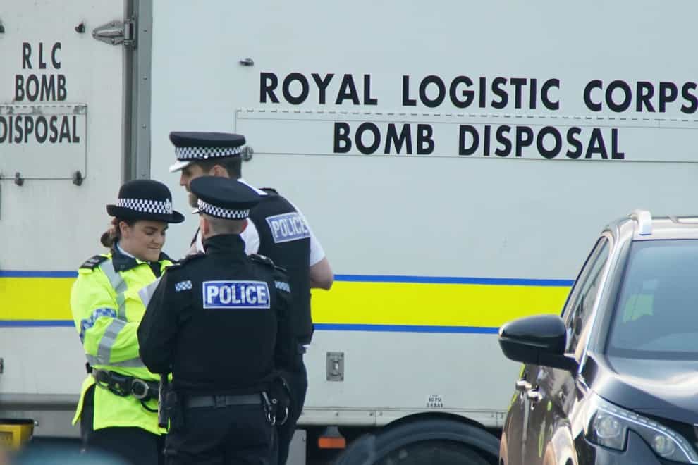 Police are investigating the blast (Peter Byrne/PA)