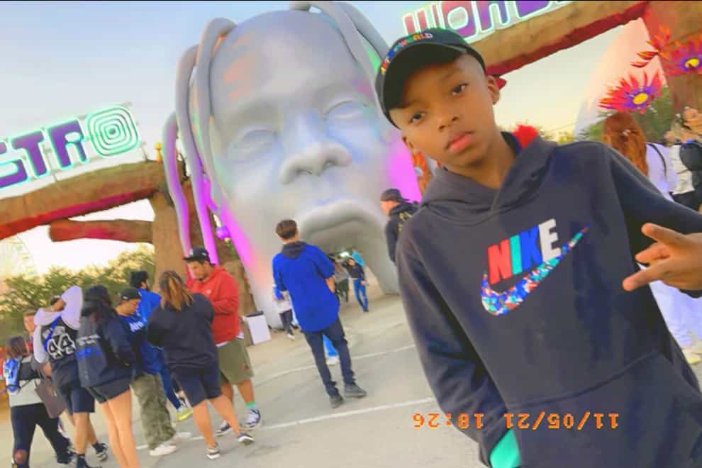 Ezra Blount, 9, has become the youngest person to die from injuries sustained during a crowd surge at the Astroworld music festival (Courtesy of Taylor Blount via AP)