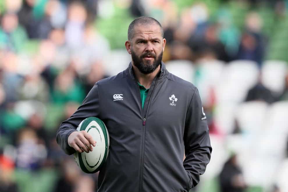 Andy Farrell’s Ireland have won seven successive games (Brian Lawless/PA)
