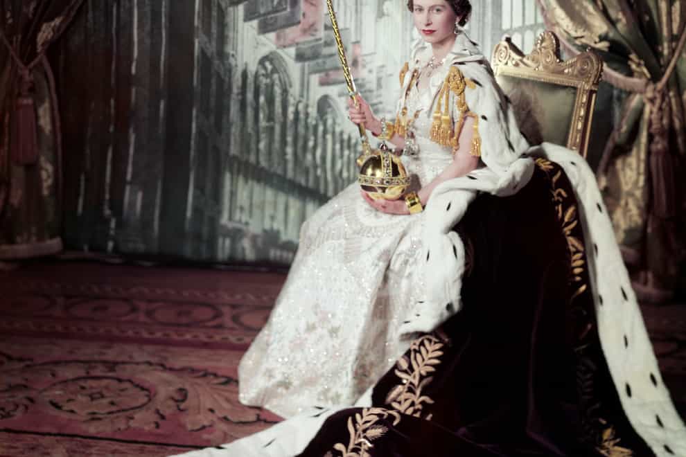 The Queen on her Coronation Day (Royal Collection/Queen Elizabeth II 2021/PA)