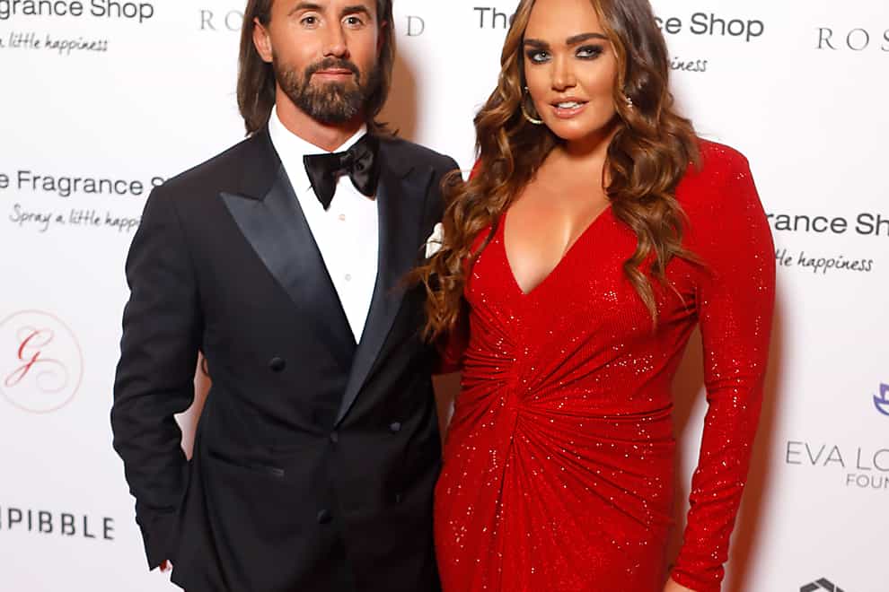 Jay Rutland and Tamara Ecclestone were among the celebrities targeted by the gang (David Parry/PA)