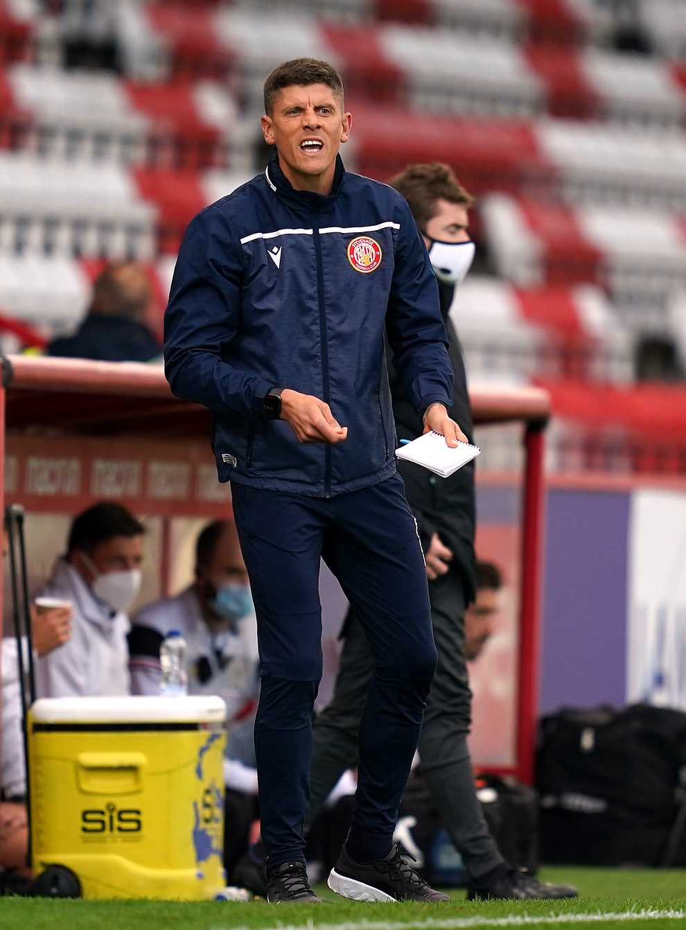 Stevenage are in the hunt for a new manager after the departure of Alex Revell (John Walton/PA)
