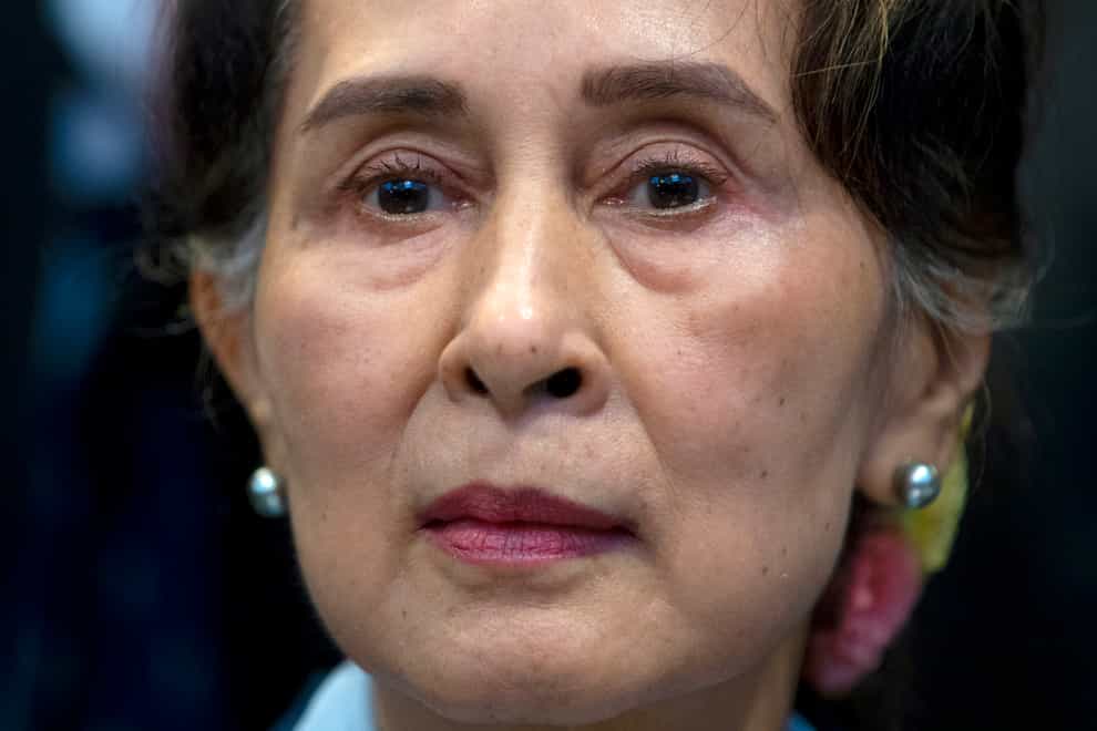 Aung San Suu Kyi w(Peter Dejong/AP)