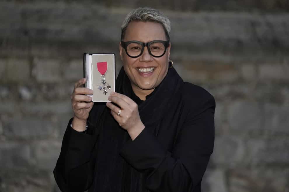 Gok Wan after he received his MBE (Andrew Matthews/PA)